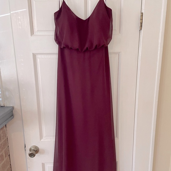 COPY - Bird Grey bridesmaids dress size M - Picture 1 of 2